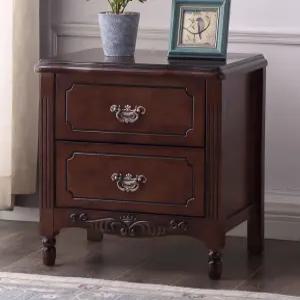 원목 2단 협탁 삼익가구 수납장 다용도 앳홈 침실 엔틱