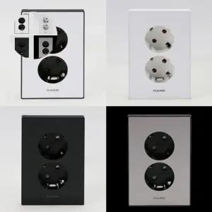 (제스트)아트2 나노 국산 전열 콘센트 전기 매립형 접지 2구