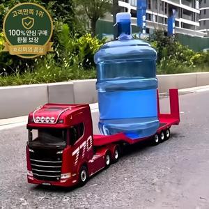 HUINA 1501 770S 1/18 RC 트랙터 2.4G 무선 19채널 RC 엔지니어링 트레일러 트럭 (라이트 및 사운드 시스템