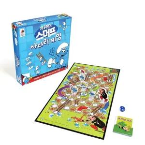 어린이 보드게임 개구쟁이스머프 사다리 추격 게임 어린이보드게임