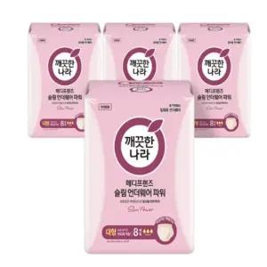 깨끗한나라 메디프렌즈 슬림 언더웨어 파워 대형 8개입 4팩 1box
