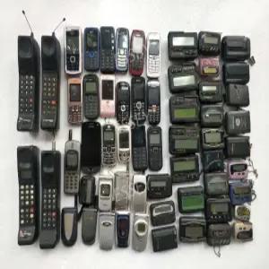 Y2K 레트로 핸드폰 소품 목업 옛날 폰 빈티지 모형 폴더폰