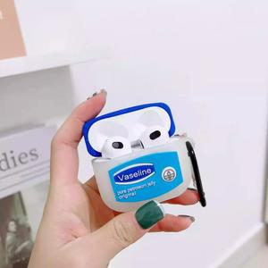 에어팟 4 3 2 1 이어폰 케이스용 바디 로션, 에어팟 프로3 2025 뉴 프로 2 바세린 만화 헤드폰 보호 무선 커버