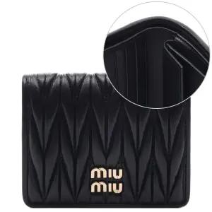 [미우미우]26SS 여성 마테라쎄 반지갑 (5MV204 AFPP F0002 26S)