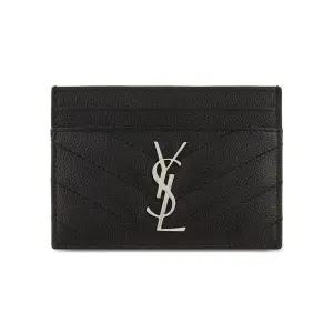 [명품] 25FW 은장 모노그램 마틀라세 카드지갑 블랙 423291 BOW02 1000