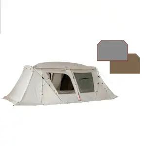 스노우피크 랜드락 아이보리 세트 6인용 텐트 돔 캠핑 TP-670 TP-671