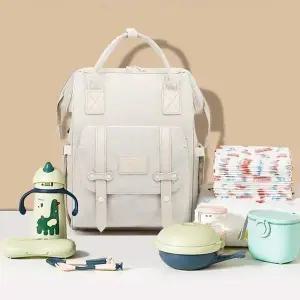 [알티피아]아이보리 백팩 이시아르 기저귀 가방