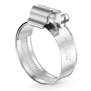 20pcs 호스 클램프 304 스테인레스 스틸 조정 가능 웜 기어 드라이브 8-70mm 공기 물 파이프 패스너 연료