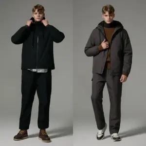 남성 패딩기모 셋업 2종 F516M-2)