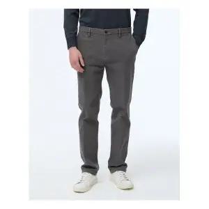 헤지스 남성 스테디셀러 차콜그레이 면혼방 기모 팬츠 WHPA4D501CG 378799