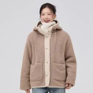 체이스컬트 세이브존02 여성 보아 후드 코트  EFRG4376D0X