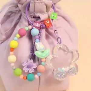 [하프클럽/]비팬시 레인보우 플라워 키링