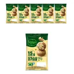 CJ 비비고 닭가슴살 만두 168g, 6개