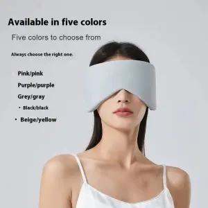 온열안대 보온 안대 이중 감도 온도 쿨 캡슐 아이 마스크 항목을 블랙 아웃 소음 수면 사무실 여행 낮잠 1P