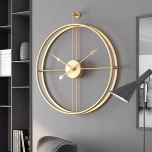 90180 빈 골드바늘 블랙 프레임 블랙프레임 골드 거실 대형벽시계