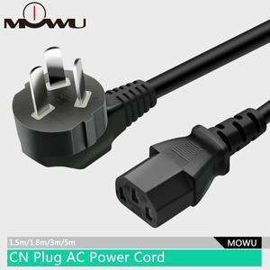 MOWU CN AU 전원 연장 케이블 1.5m 5ft,  호주 IEC C13 코드 AC 어댑터 데스크탑 PC 컴퓨터 Monito