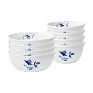 [롯데백화점]코렐 블루플로럴 신공기+ 대접 8P 세트