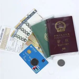 투명 여권 커버 지갑 케이스 여행사 답례품 pvc여권케이스