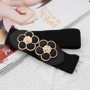 여성밴드벨트 블랙 밴딩 벨트