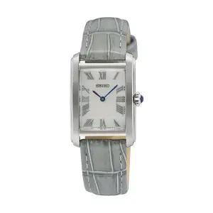 [신세계라이브쇼핑]세이코 SWR099P1 클래식 스퀘어 여성 가죽 손목시계