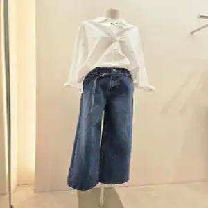 벨티드 와이드 데님 팬츠 SC3DP33