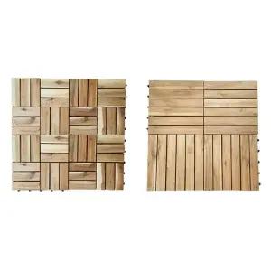 원목 셀프 조립식 데크타일 베란다 현관 마루 바닥 테라스 베트남 바닥재