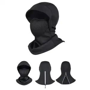 ( )EA 겨울 방한 마스크 자전거 스키 바라클라바 모자 커버