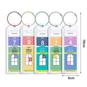 수하워터 태그 거치대 방수 크루즈 세트  재사용 가능 카니발 필수품  지퍼 도장 10 개