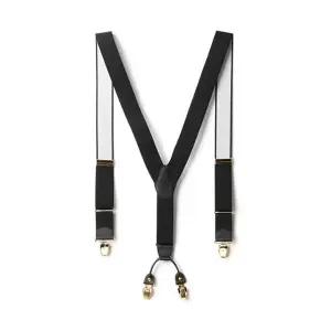 KING 남자서스펜더 블랙 솔리드 서스펜더 (WFKIK3C)