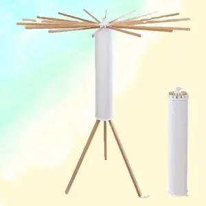 고품질 공간활용 원목 빨래건조대 튼튼한 원형 건조대 (WFKFFS2)