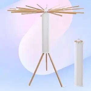 고품질 원목 빨래건조추천 라운드 접이식 베란다건조대 수건 (WFKG9NX)