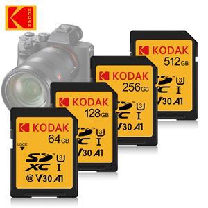 KODAK SD 카드 디지털 카메라 SLR 4K SDXC Class10 V30 UHS-I HD 고속 64GB 128GB 256GB 512GB