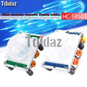 HC-SR501 라즈베리 파이 키트용 Arduino용 IR 초전기 적외선 모션 센서 감지기 모듈 조정