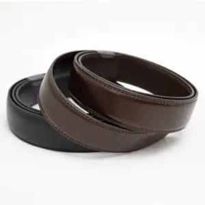 교체용 자동버클 벨트띠 교체용 소가죽 벨트끈 리필 허리띠 스트랩 컷팅가능 버클 따로