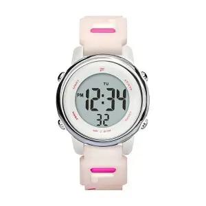 [신세계라이브쇼핑]휠라 38-218-003 여성 어린이 실리콘 밴드 전자 손목 시계