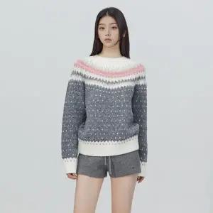 [LAP] 랩 노르딕패턴 라운드 니트 (AR4KHB64)