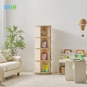 [SASA]사사가구 오슬로 E0 360도 원형 아동회전책장