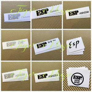 3Pcs DIY E S P 일렉트릭 기타 워터 슬라이드 전송 로고 데칼 넥 헤드 스톡 스티커 Tearable Film