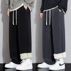 앙면융기모츄리닝팬츠 트레이닝 와이트팬츠 남자바지