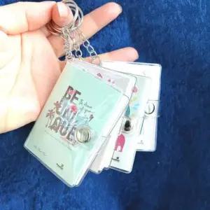 유유팩토리 휴대용 미니 수첩 키링 메모장 열쇠고리 4종류 한세트