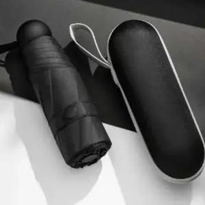 마카롱캡슐형 5단 양산 블랙 암막양산