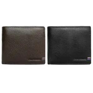 BM89 부드러운 소가죽 반지갑 남성 캐주얼 정장 지갑