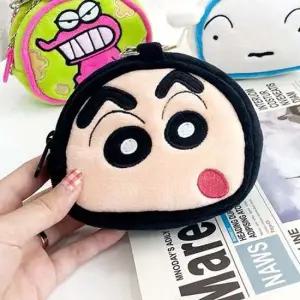 짱구케이스 짱구 귀여운 얼굴 미니 파우치 2P 동전지갑 소품 수납