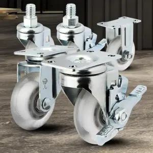 경량소형2 실속인라인바퀴 미니 작은 무소음 캐스터 휠