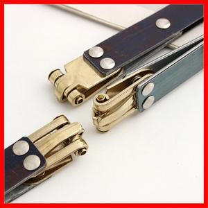 2PCS 육각 잠금 프레임 키스 가방 하드웨어 액세서리 지갑 DIY 손 바느질 금속 내부