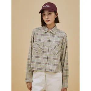 [롯데백화점]폴햄 여성 크롭 체크 셔츠 PHE4WC2012