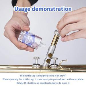 30/50ml 밸브 윤활 오일 케어 청소 내구성 있는 금관악기 피스톤 (플루트 클라리넷 피콜로 트럼펫 오보에용