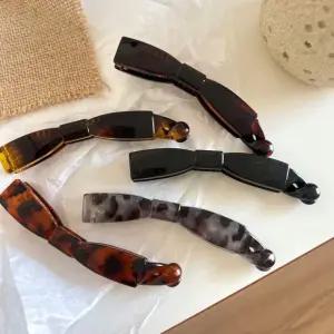 리본 바나나핀 올림머리 헤어핀 헤어집게 숱 많은 반머리 포니테일 자동핀 대형 클립