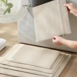 아기 속옷 세탁망 빨래망 40X50 이중 세탁 보관망 (WFKI1T2)