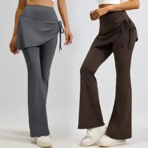 고품질 파인즈 셔링 힙커버 요가복 부츠컷 트레이닝 SD-251016 레깅스 (WFKIIZ8)